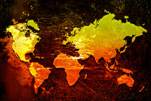 3-piece-canvas-print-retro-world-map