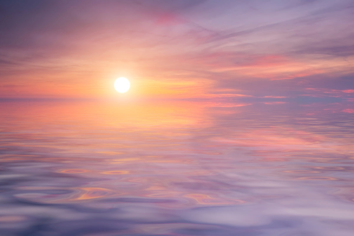 aluminium-print-sunset-by-the-lake