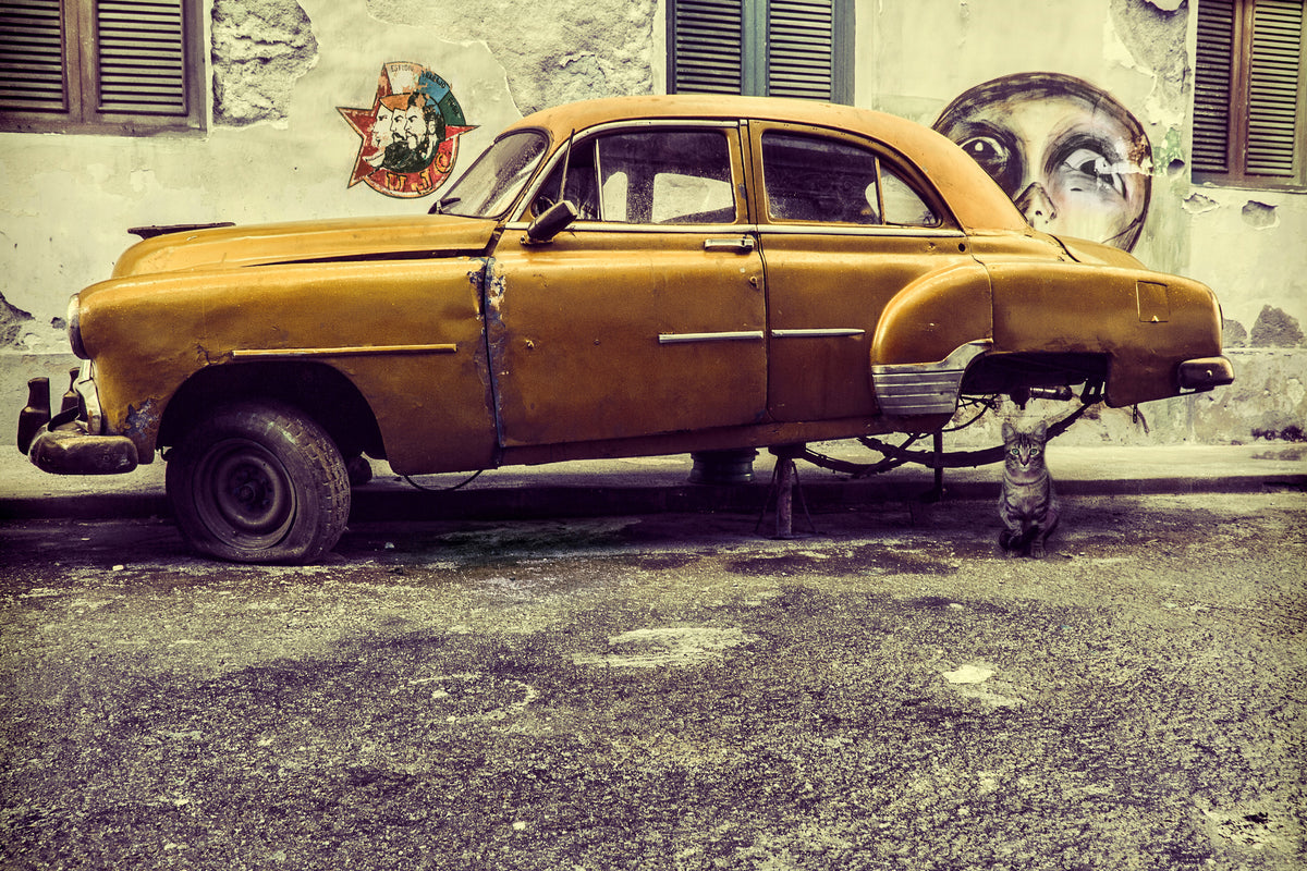 3-piece-canvas-print-old-car
