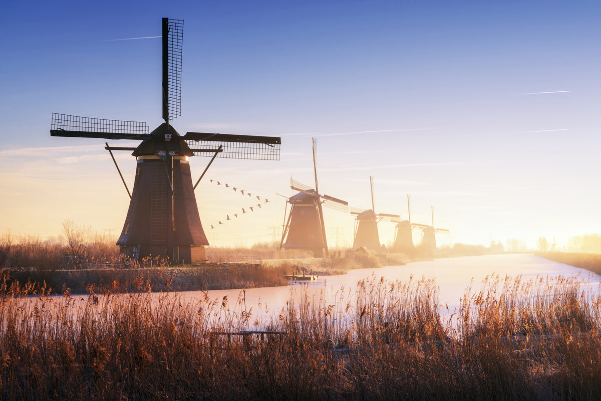 aluminium-print-kinderdijk-iv
