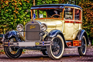 3-piece-acrylic-print-well-kept-classic-car