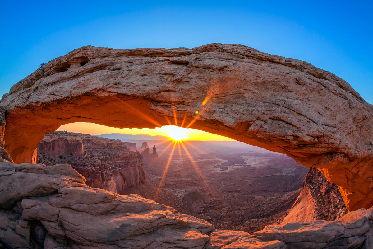 3-piece-aluminium-print-sunset-at-mesa-arch