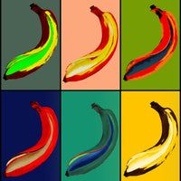 4-piece-canvas-print-colorful-bananas