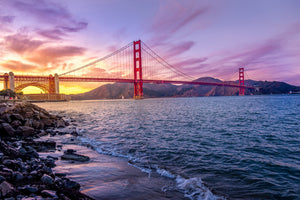 3-piece-canvas-print-golden-gate-in-the-evening
