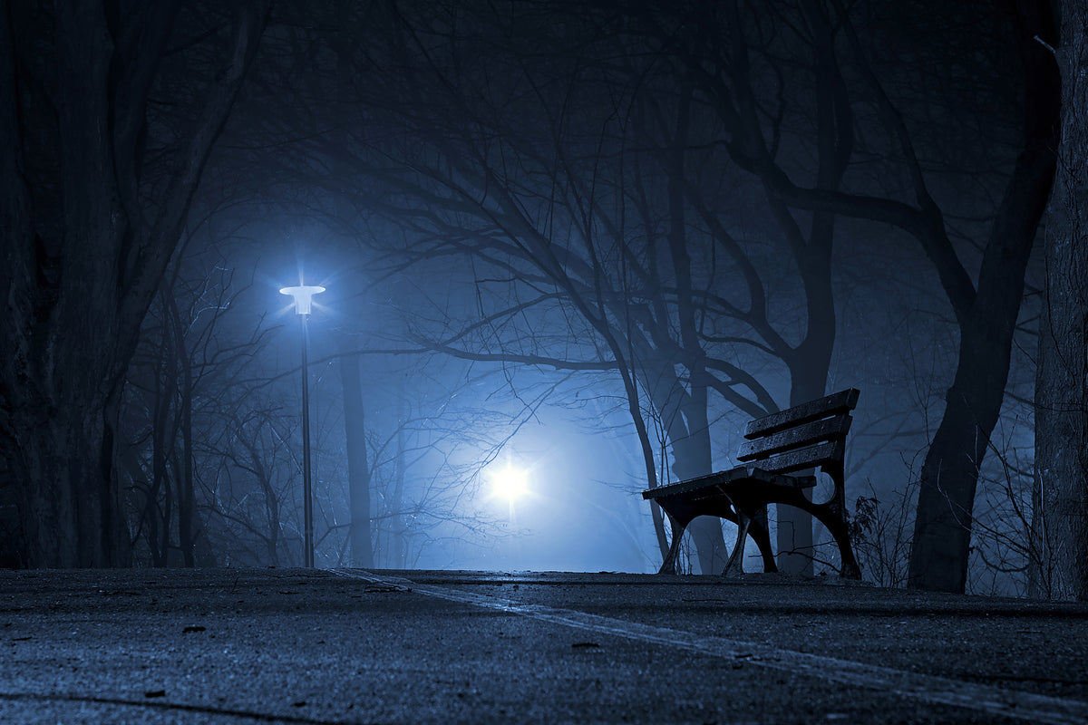 3-piece-canvas-print-at-night-in-the-park