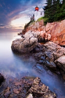 framedcanvas-print-sunset-at-bass-harbor-lighthouse