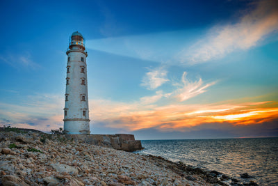 poster-print-sunset-at-the-lighthouse