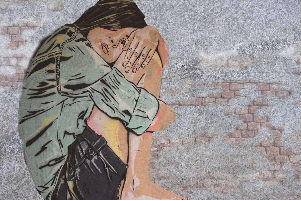 3-piece-aluminium-print-the-girl-on-the-wall