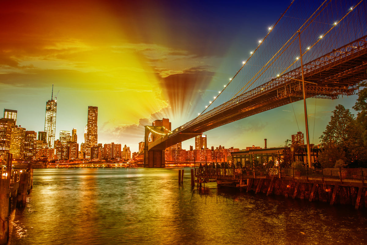 3-piece-aluminium-print-skyline-brooklyn-bridge-ny