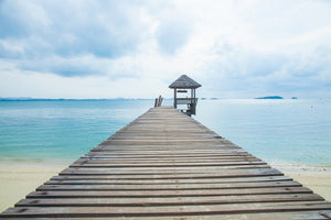 3-piece-aluminium-print-ocean-footbridge