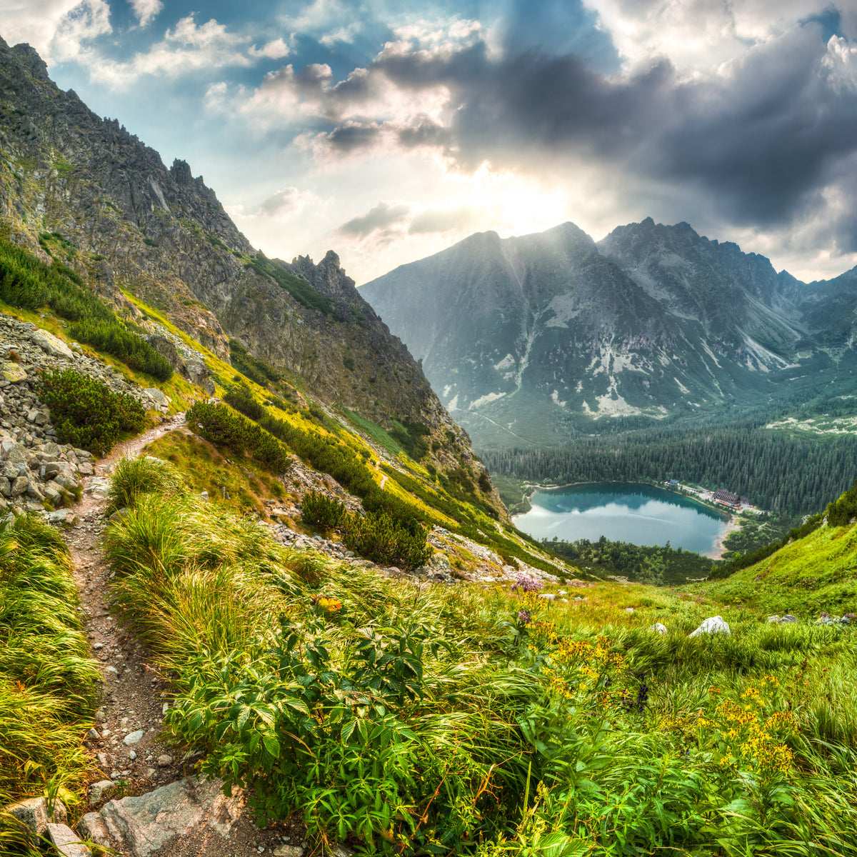 4-piece-aluminium-print-mountain-views