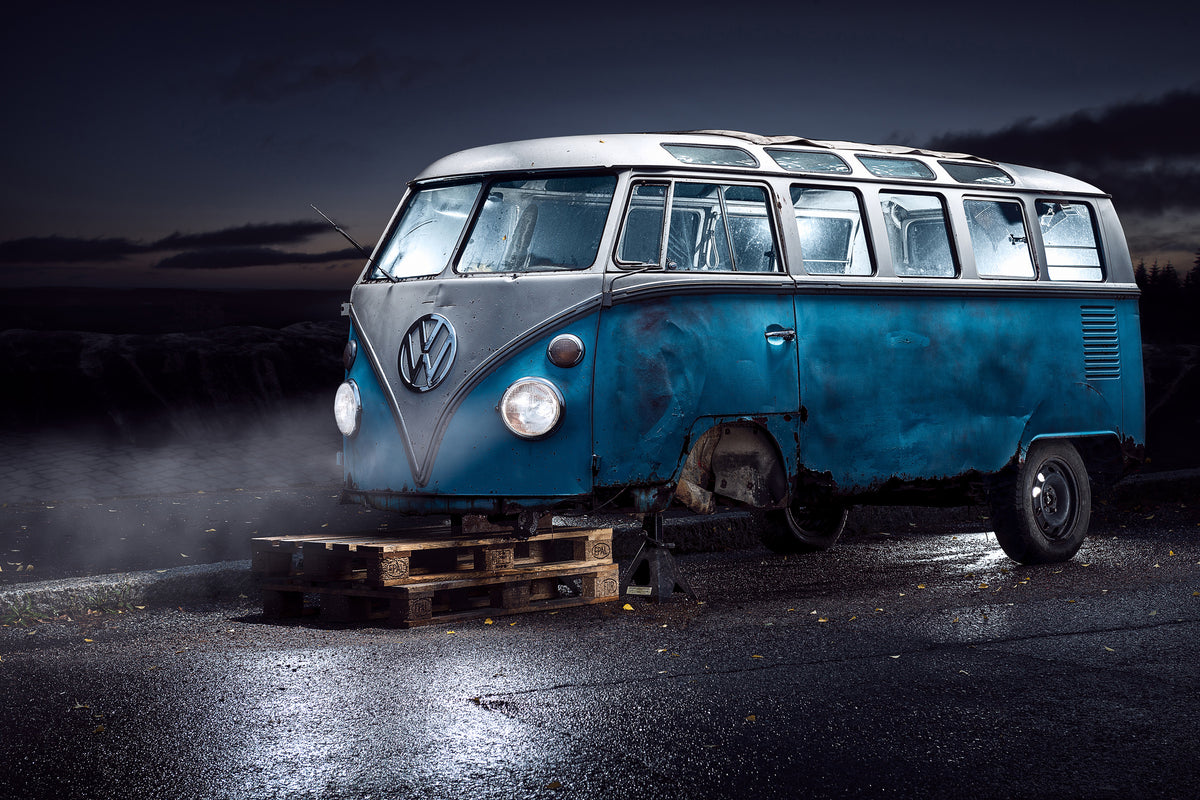 3-piece-aluminium-print-vw-kleinbus