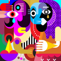 9-piece-acrylic-print-modern-art-people