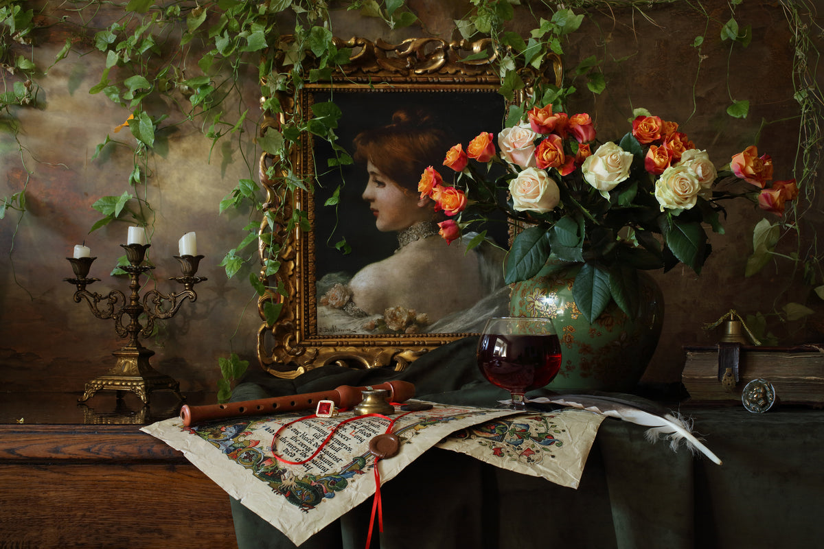 modern-3-piece-canvas-print-still-life-with-flowers-and-picture