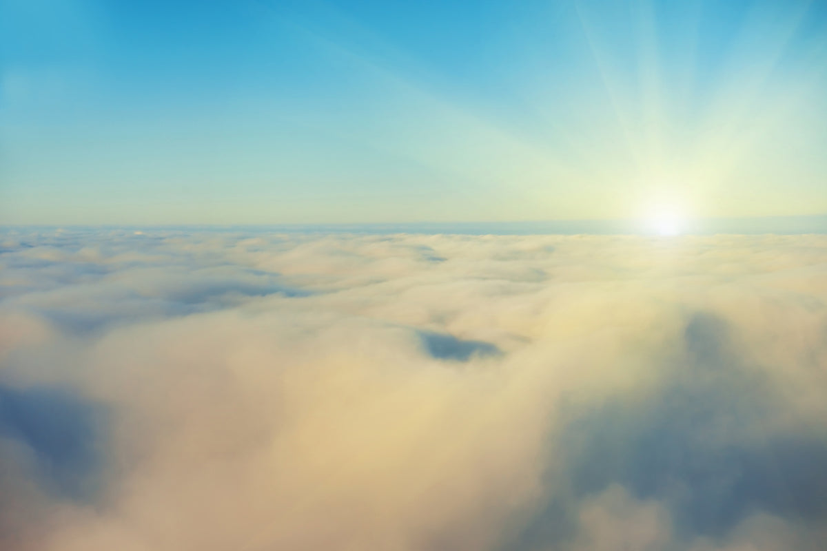 canvas-print-photo-wallaper-dawn-above-the-clouds