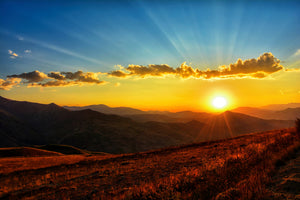3-piece-canvas-print-sunset-in-the-world-of-mountains