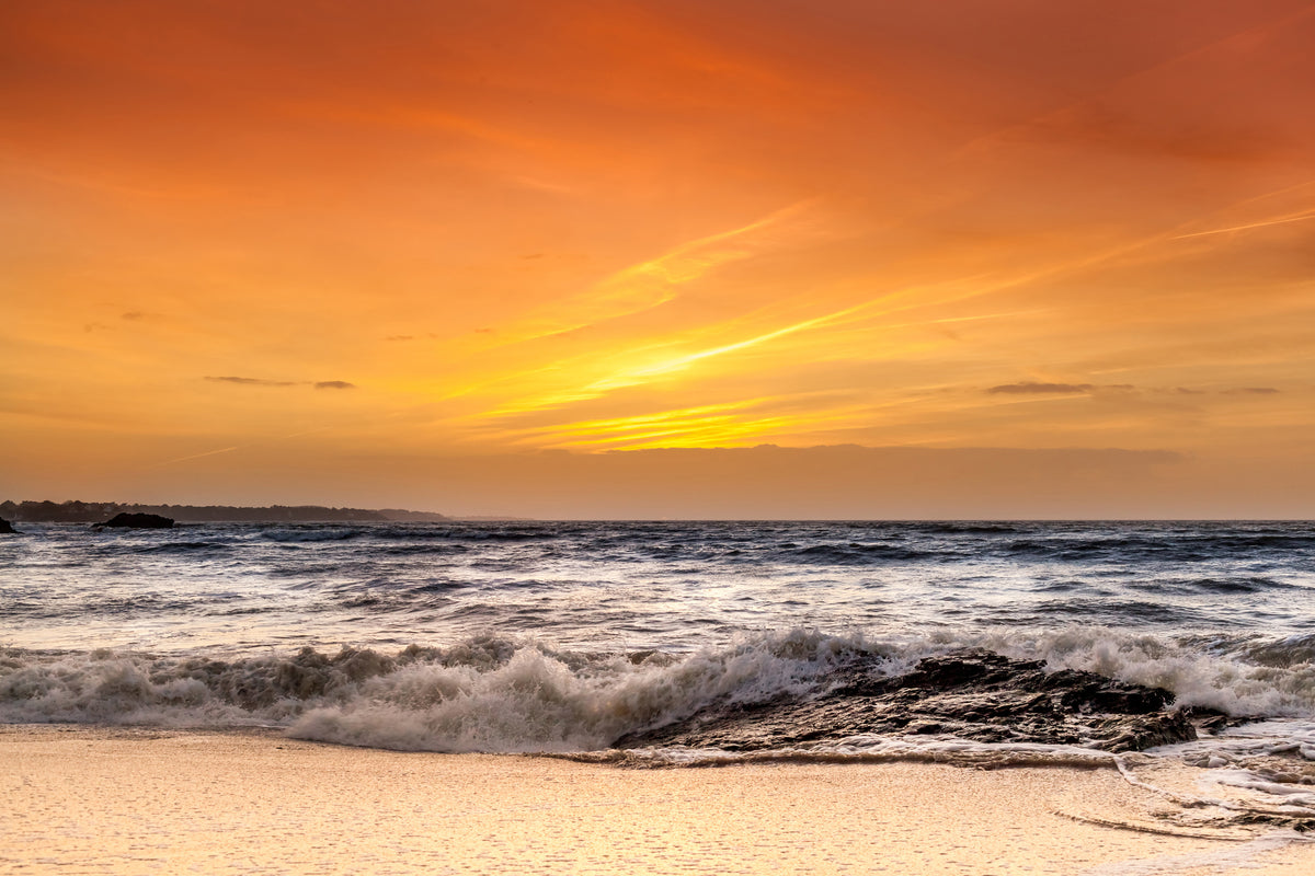 3-piece-aluminium-print-lake-with-sunset