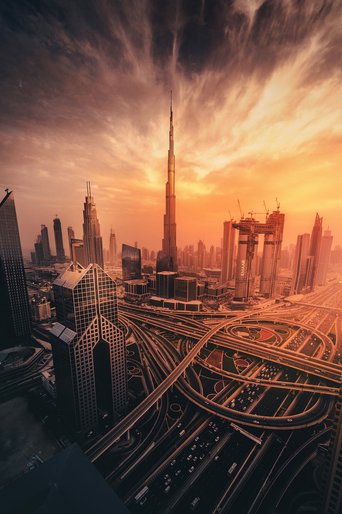poster-print-dubais-fiery-sunset