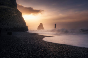 3-piece-aluminium-print-reynisfjara-sunrise