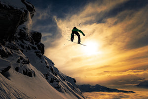 aluminium-print-sunset-snowboarding-x