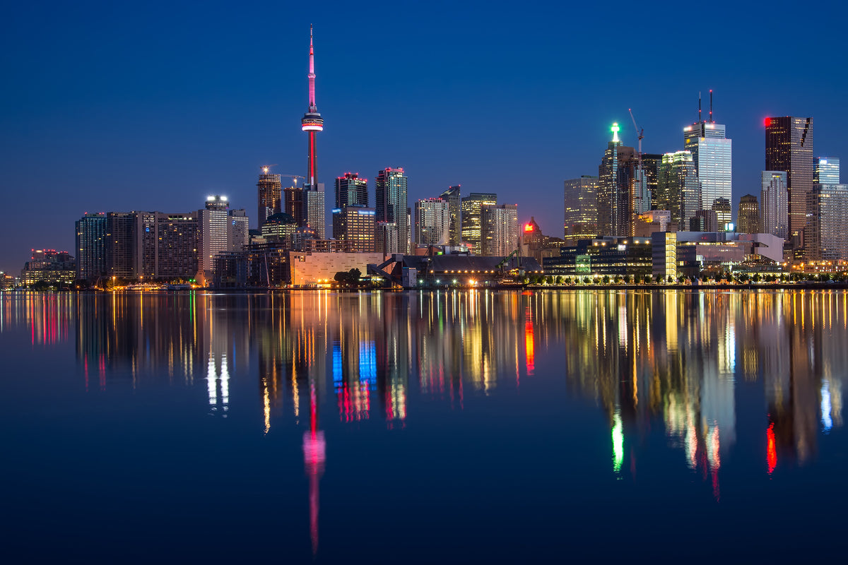 3-piece-canvas-print-reflections-in-the-evening