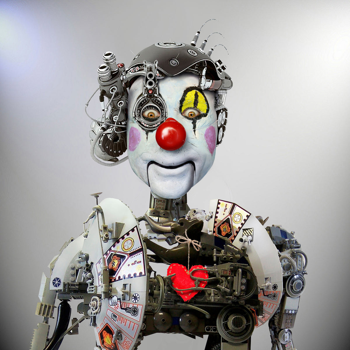 4-piece-aluminium-print-electronic-clown