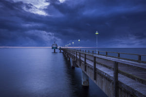 poster-print-pier-at-night