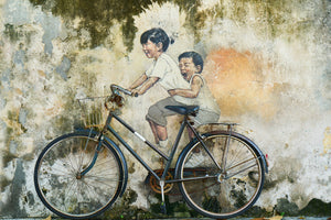 3-piece-aluminium-print-bicycle-graffiti