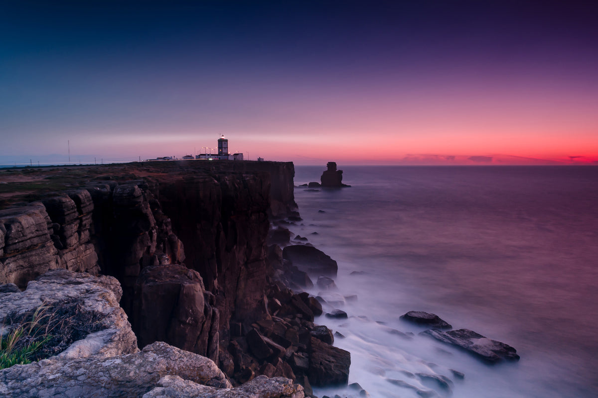 aluminium-print-the-lighthouse-at-dusk