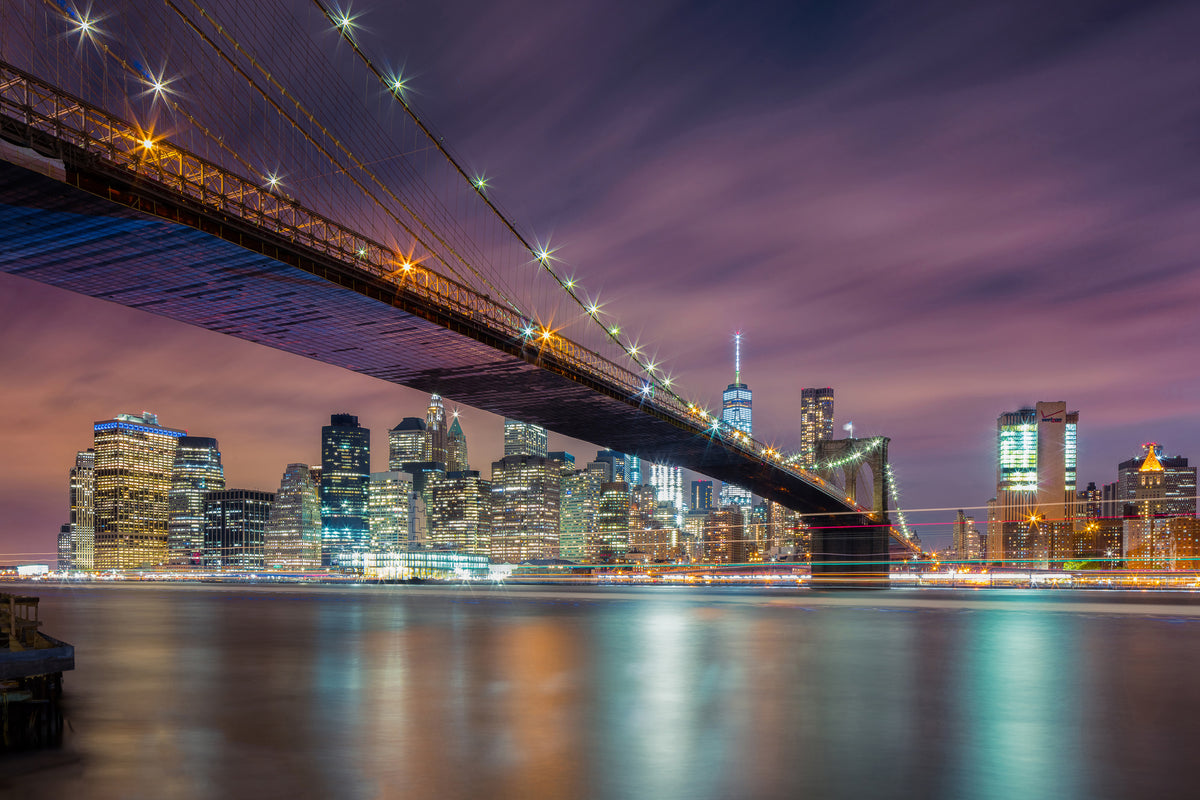 3-piece-aluminium-print-brooklyn-bridge-at-night-ii
