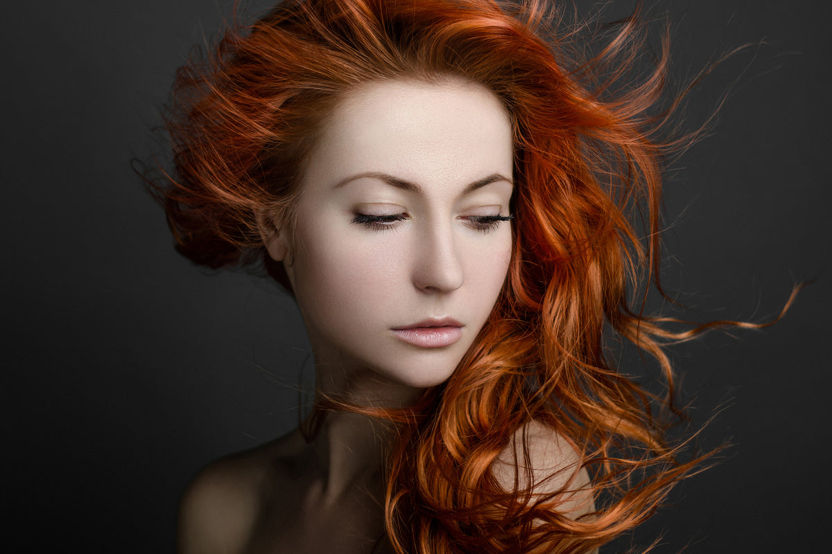 acrylic-print-red-hair