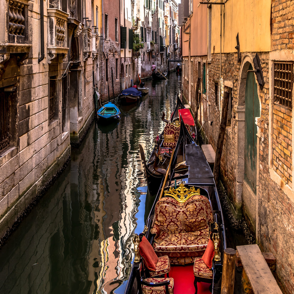4-piece-canvas-print-the-gondolas-of-venice
