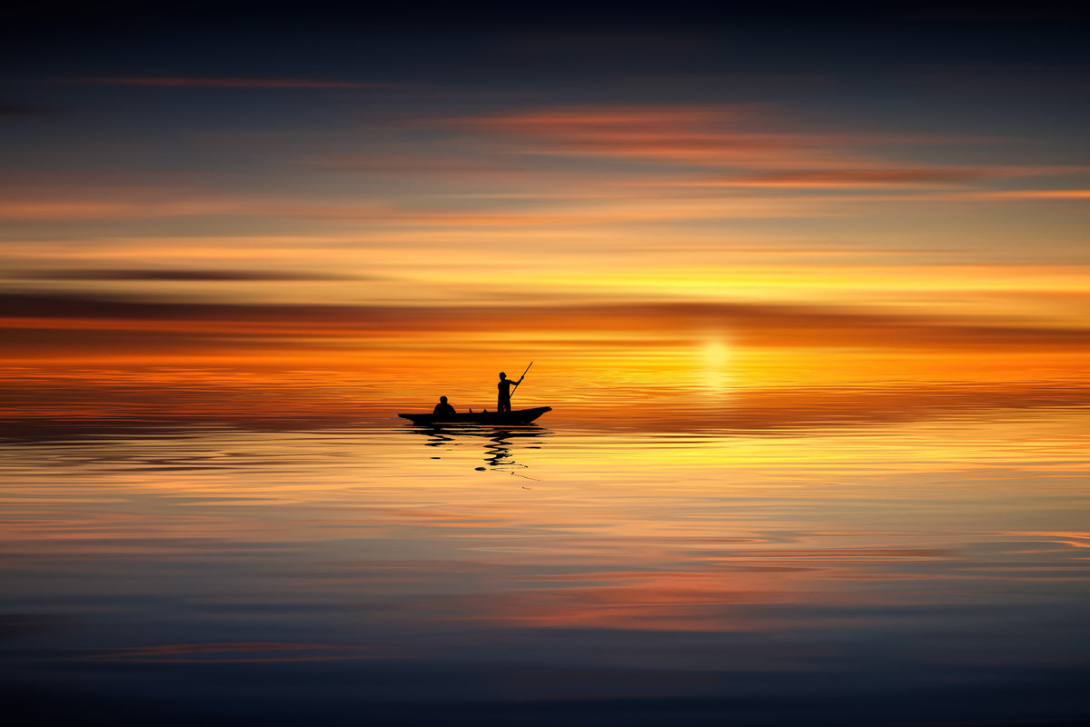 3-piece-canvas-print-boat-in-the-golden-light