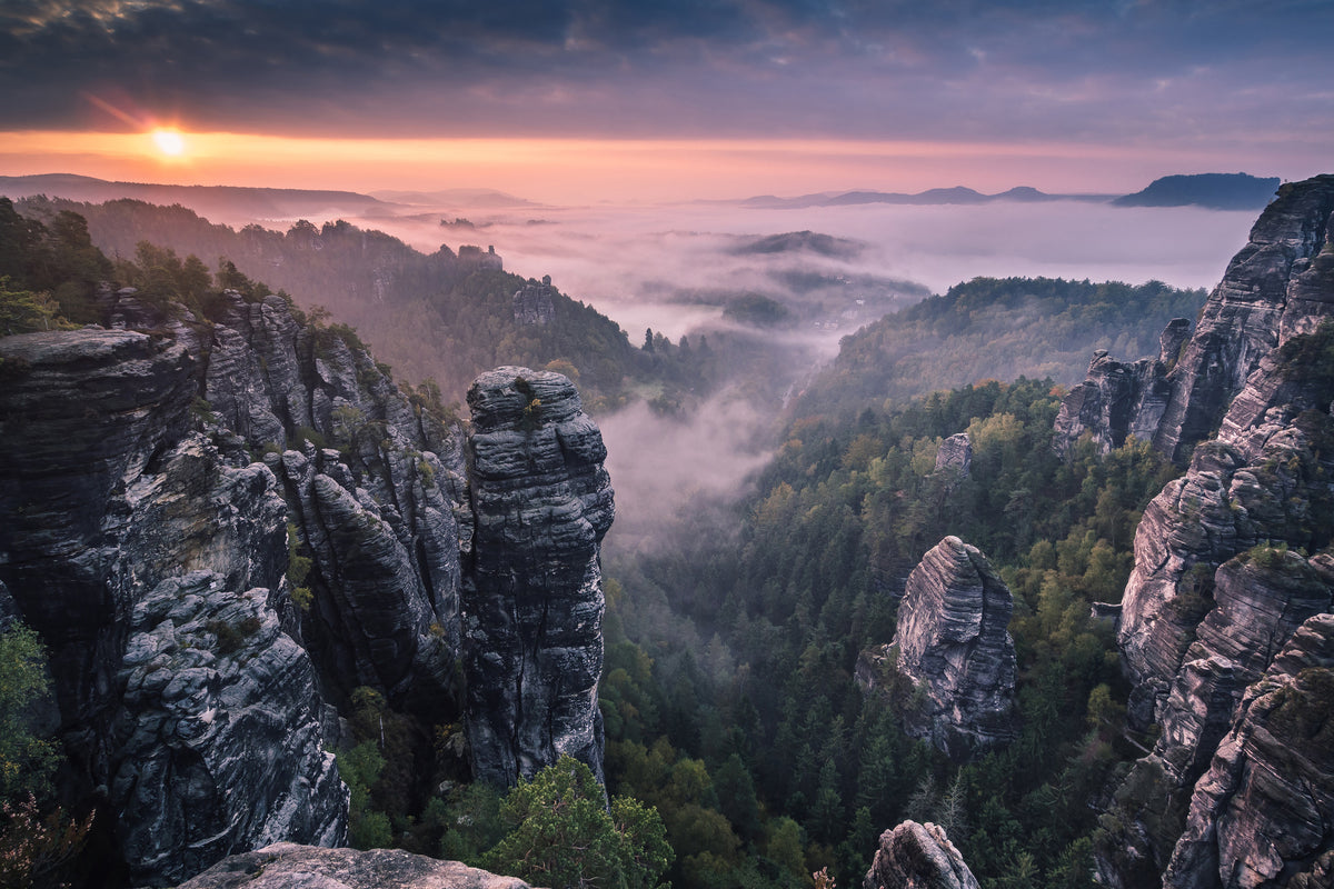aluminium-print-sunrise-on-the-rocks