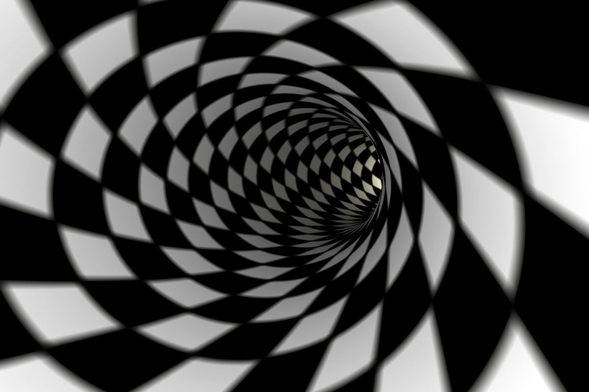 framedposter-print-abstract-tunnel-black-white
