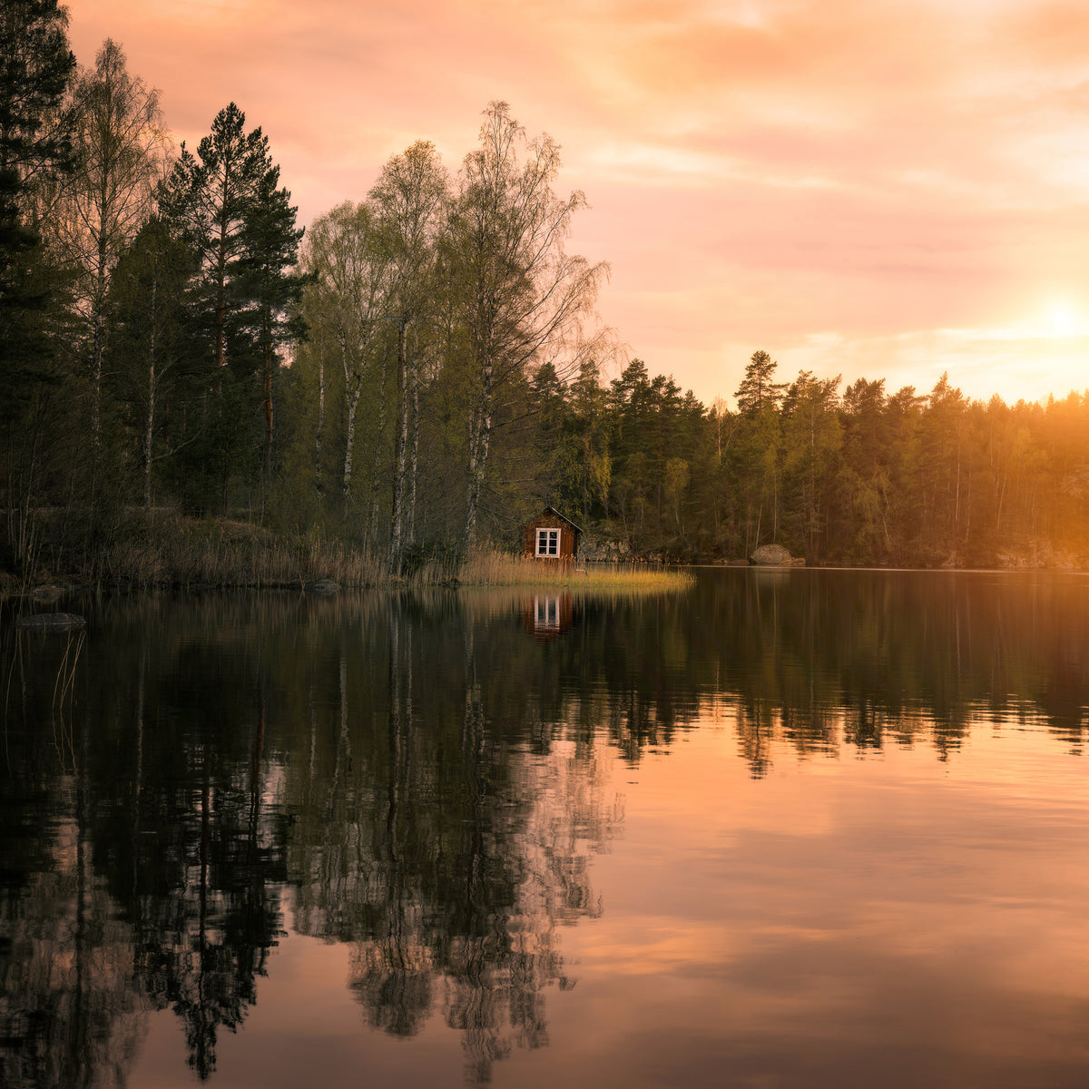 9-piece-canvas-print-the-little-red-house