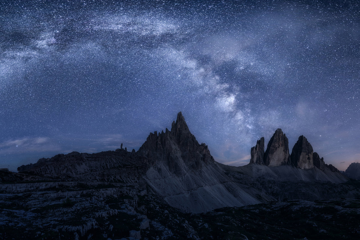 3-piece-canvas-print-stars-in-the-dolomites