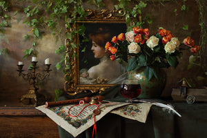 canvas-print-still-life-with-flowers-and-picture