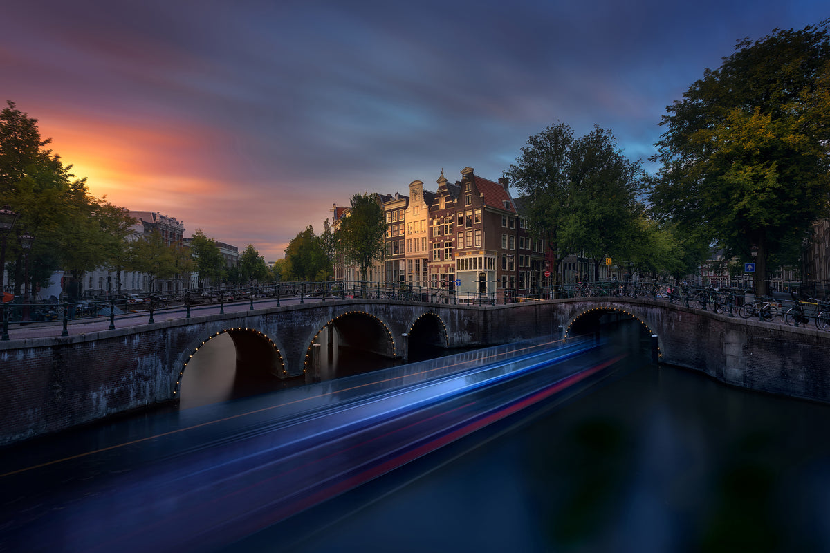 aluminium-print-amsterdam-sunset