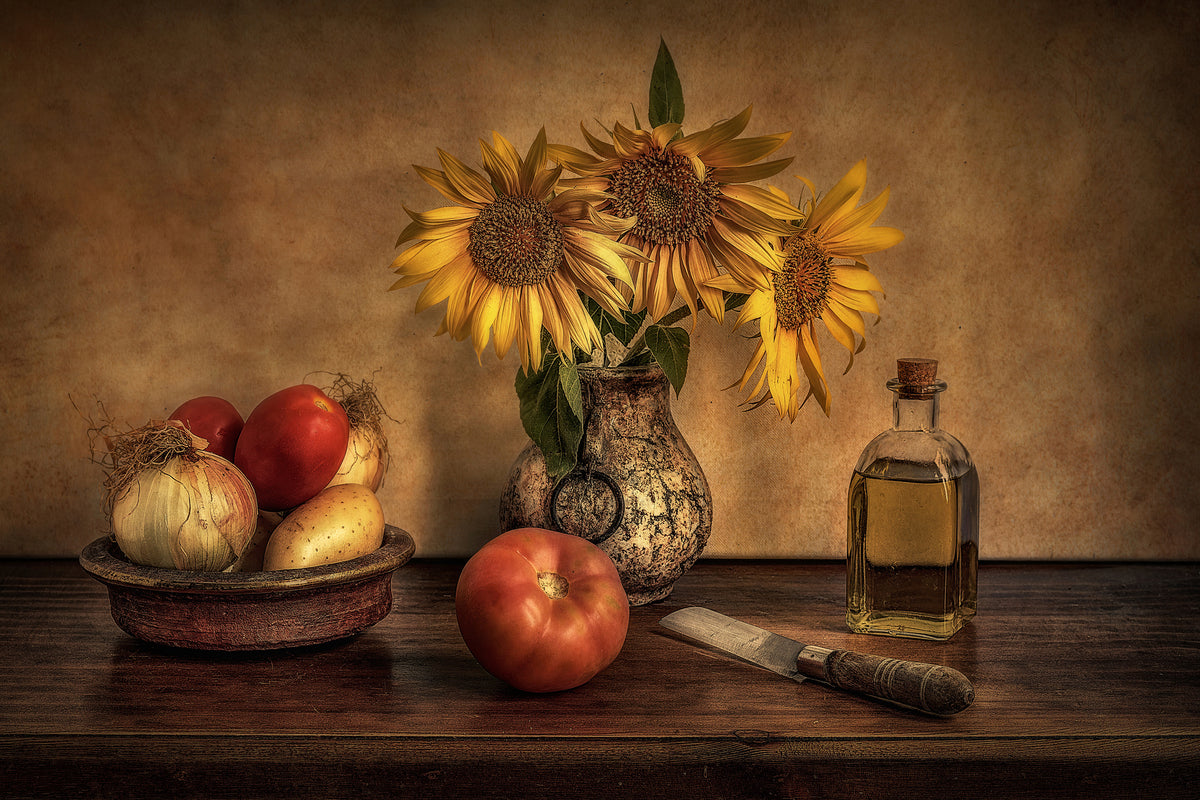 canvas-print-girasoles-en-la-cocina