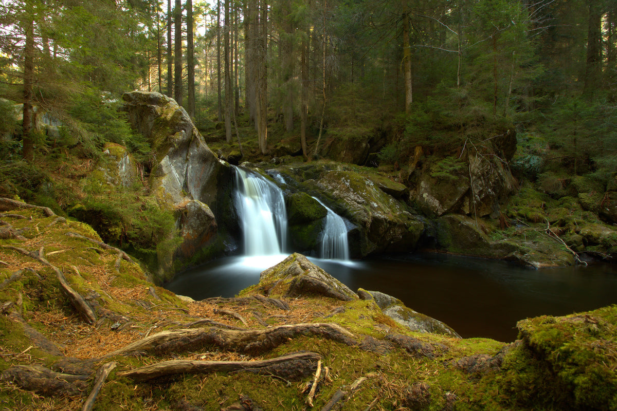 3-piece-canvas-print-small-waterfall-in-the-forest